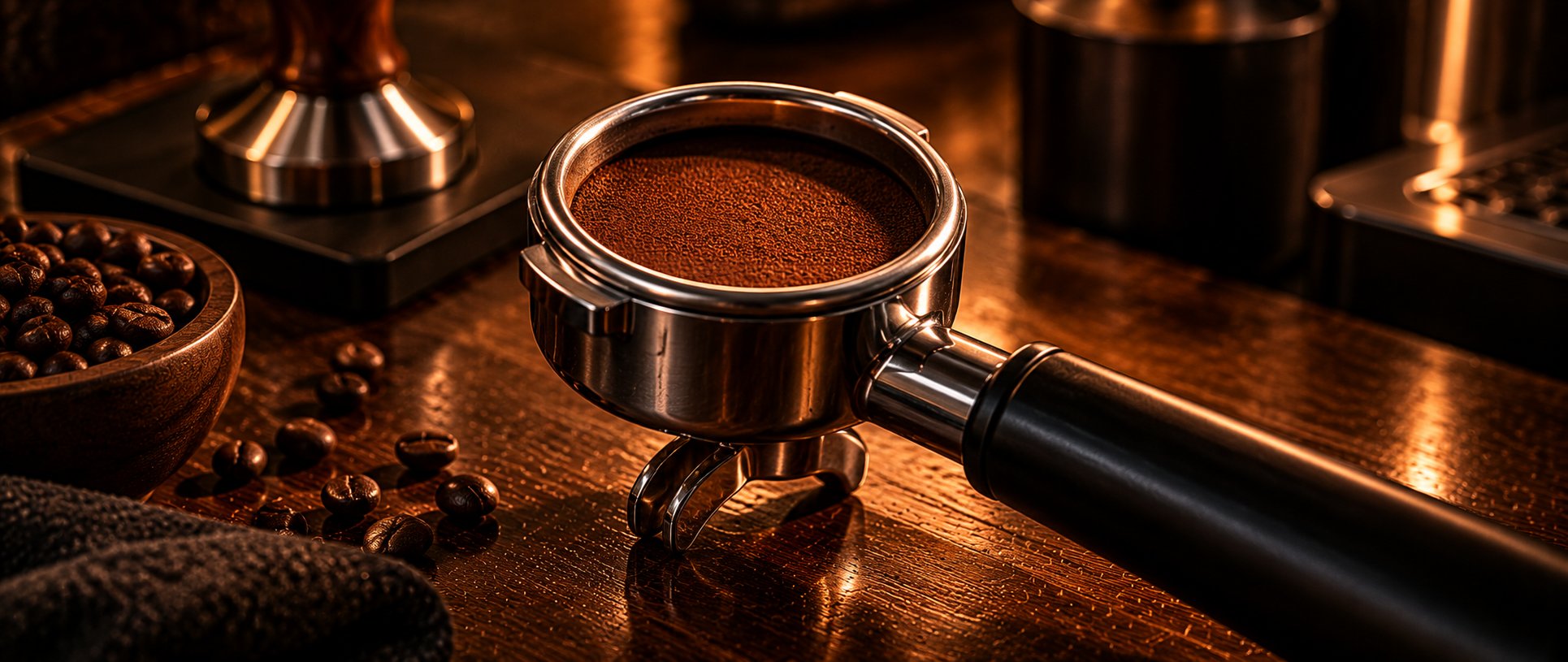 Portafiltro 58 mm doppio cestello